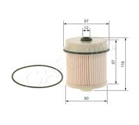 BOSCH F 026 402 216 Fuel filter