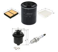 Bosch Full Service Kit with Air, Oil, Fuel & Cabin Filters fits Honda Civic