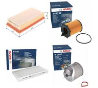 Bosch Full Service Kit with Air, Oil, Fuel & Cabin Filt fits Citroën Dispatch II