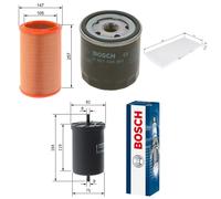 Bosch Full Service Kit with Air, Oil, Fuel & Cabin Filter fits Alfa Romeo Spider