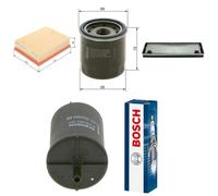 Bosch Full Service Kit with Air, Oil, Fuel & Cabin Filters a fits Renault Espace