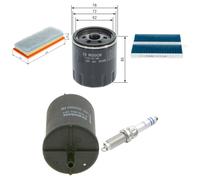 Bosch Full Service Kit with Air, Oil, Fuel & Cabin Filters a fits Vauxhall Mokka