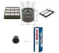 Bosch Full Service Kit with Air, Oil, Fuel & Cabin Filters fits Mitsubishi Colt