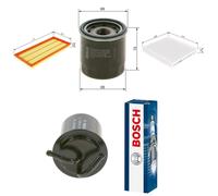Bosch Full Service Kit with Air, Oil, Fuel & Cabin Filters fits Subaru Forester