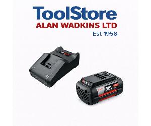 Bosch Garden 36v Battery + Battery Charger Set 4.0ah Li-on Battery 240