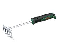 Bosch Garden Hand Tool Hand Rake (for Weeding, Clearing Garden Debris, Robust, Stainless Steel, Soft Grip Handle, Ergonomic Design)