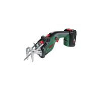 Bosch Cordless Garden Saw Keo (1 Battery 2.0 Ah, 18 Volt System, Cutting Diameter 80 mm, with Swiss Precision Blade Wood Included, in Carton Packaging)