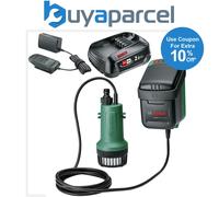 Bosch Garden Pump 18V-2000 18V Cordless 18v Garden Rainwater Drainage 1x2Ah Batt