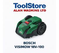 Bosch Cordless Robot Lawn Mower VISIMOW18V-100 (For Lawns up to 100 m², Cutting Width: 16 cm, Height of Cut: 20-60 mm, incl Battery and Charger)