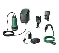 Bosch GARDENPUMP 18-2000 P4A 18v Cordless Submersible Water Pump 1 x 2.5ah Li-ion Battery Charger