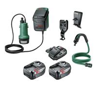 Bosch GARDENPUMP 18-2000 P4A 18v Cordless Submersible Water Pump 2 x 6ah Li-ion Charger