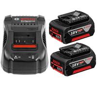 Bosch Gba18806Set 18V Starter Set 2 X 6.0Ah Lithium Batteries + Gal1880 Charger