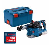 Bosch GBH 18V-22 SDS + Brushless Cordless Rotary Hammer + Dust Extractor + LBOXX