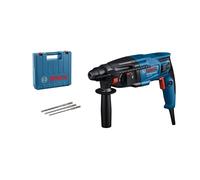 Bosch Professional GBH 2-21 Hammer Drill (230 V, with SDS Plus, incl. 3X SDS Plus Drill bits (6/8/10 mm), Auxiliary Handle, Machine Cloth, Depth Stop, Carrying Case)