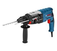 Bosch Professional Corded Rotary Hammer Drill with SDS Plus GBH 2-28 (240V, 880W, incl. Auxiliary Handle, Depth Stop 210 mm, Machine Cloth, L-BOXX 136)