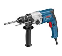 Bosch Professional 2-geared Rotary Drill GBM 13-2 RE (240 V, drilling of holes in steel of up to 13 mm, 2-speed gearbox, in huck, depth stop, auxiliary handle)