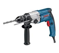 Bosch Professional 2-geared Rotary Drill GBM 13-2 RE (240 V, drilling of holes in steel of up to 13 mm, 2-speed gearbox, incl. chuck, depth stop, auxiliary handle)