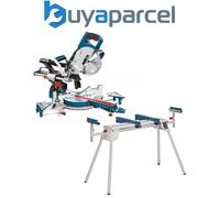 Bosch GCM8SJL 8" Sliding Mitre Saw with Laser & Blade 240v + GTA2600 Leg Stand