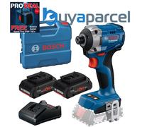 Bosch GDR 18V-215 18v Impact Driver Brushless + 2x 4ah Pro Core Battery + Case