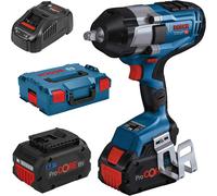 Bosch GDS 18V-1000 C BITURBO 18v Brushless 1/2" Impact Wrench 2 x 8ah Li-ion ProCore Charger Case