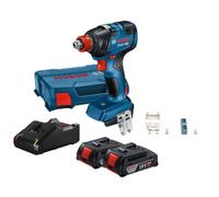 Bosch GDX 18V-200 18V Impact Driver Wrench Combo Kit w/ 2 Batteries