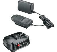 Bosch Genuine GREEN P4A 18v Cordless Li-ion Battery 2.5ah and Standard Charger Starter Set