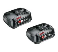 Bosch Genuine GREEN P4A 18v Cordless Li-ion Twin Battery Pack 2ah 2ah