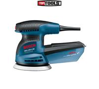 Bosch Professional Random Orbit Sander GEX 125-1 AE (240V, Microfilter Box, Sanding Paper K80, Carrying Case)
