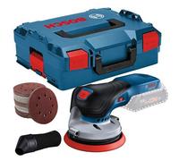 Bosch Gex 18V-125 Brushless 18V Random Orbital Sander + Lboxx + 50 Sheets