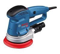 Bosch Professional Random Orbit Sander GEX 34-150 (110 V, incl. Sanding disc Dia. 150 mm, C470 Sanding Sheet for Wood, Extraction Adapter)