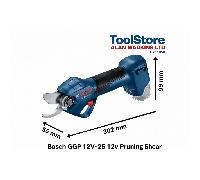 Bosch GGP12V-25 12v Cordless Pruning Shears Body Only Tool