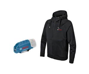Bosch GHH 12-18V Battery Heated Hoodie Black XL