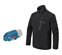 Bosch Professional Heated Jacket GHJ 12+18V XA (incl. GAA 12V-21 USB Charging Adapter, excluding Battery) - Size XL