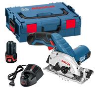 Bosch Professional GKS 12 V-26 Cordless Circular Saw with Two 12 V 2.0 Ah Lithium-Ion Batteries - L-Boxx