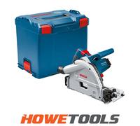 Bosch Professional Corded Plunge Saw GKT 55 GCE (1.400 Watt, incl. 1 x Circular Saw Blade, Top Precision Best for Wood, 165 x 1.8/1.3 x 20 mm, 48, Hex Key, L-BOXX 374N)