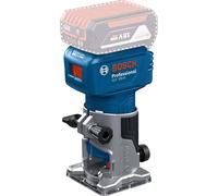 Bosch Professional 18V System Router GLF 18V-8 (incl. Parallel Guide, Surface Routing vac Adaptor, Edge Routing vac Adaptor, Flush Trim Roller Guide 1x ¼” (6.35 mm) Collet)