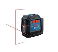 BOSCH GLL50-20 50 Ft Self-Leveling Cross-Line Laser, Includes Integrated Magnetic Mount & 2 AA Batteries