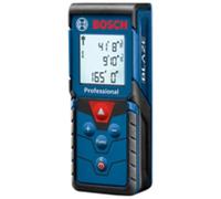 BOSCH GLM165-40 Blaze 165 Ft Laser Distance Measure, Includes 2 AAA Batteries, Hand Strap, Target Cards, & Pouch