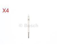 BOSCH Glow Plugs 4pcs x4 Fits FIAT Stilo LANCIA VAUXHALL SAAB 9-3 1.9-2.4L 2002-