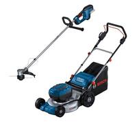 Bosch Gra 18V2-46 2X18V Cordless Lawn Mower +Bosch Grt 18V-33 Brushless Strimmer
