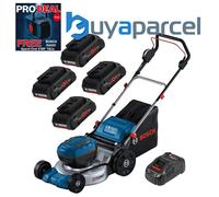 Bosch GRA 18V2-46 2X18V Cordless Lawn Mower + x4 4ah Batteries + Charger Kit