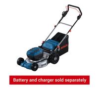 Bosch GRA 18V2-46 Walk behind lawn mower Battery Black, Blue, Metallic