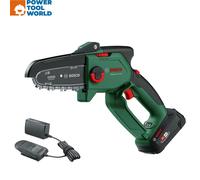 Bosch Green EasyChain 18V-15-7 Brushless Pruning Chainsaw Inc 1x 2.5Ah Batter...