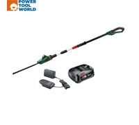 Bosch Green UniversalHedgePole 18 Cordless Hedgecutter Inc 1x 2.5Ah Batt 0600...