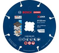 Bosch Grinding/Cutting Disc EXPERT Metal Diamond Cutting Disc, X-LOCK, 125 x 22.