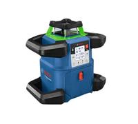 Bosch Professional 18V System Rotary Laser Level GRL 650 CHVG (Green Laser, Exterior Levelling, 1x Battery 18V 4,0 Ah + Charger, w/App Function, Working Range: up to 650m, in Carrying case)