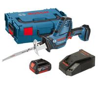 Bosch Gsa 18 V-Li C Compact Reciprocating Sabre Saw + 1 X 4.0Ah, Charger + Case