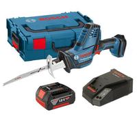 Bosch Gsa 18 V-Li C Compact Reciprocating Sabre Saw + 1 X 5.0Ah, Charger + Case