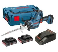 Bosch Gsa 18 V-Li C Compact Reciprocating Sabre Saw + 2 X 2.0Ah, Charger + Case