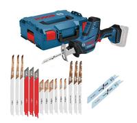 Bosch Gsa 18 V-Li C Compact Reciprocating Sabre Saw - Bare + L-Boxx + 17 Blades